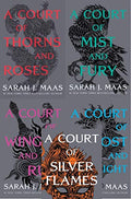 A Court of Thorns and Roses Series 5 Books Collection Hardcover Set (A Court of Thorns and Roses, A Court of Mist and Fury, A Court of Wings and Ruin, Starlight, A Court of Silver Flames) cover image