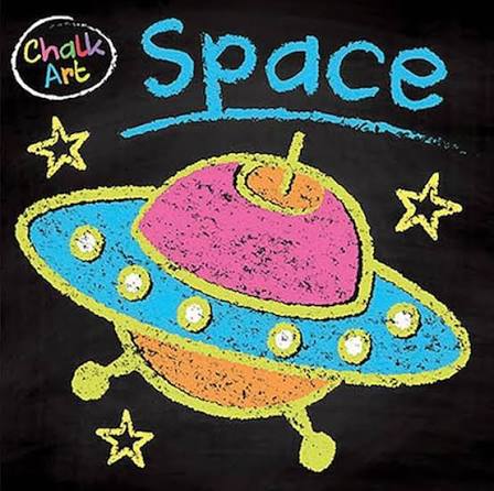 Chalk Art: Space (Board Book)