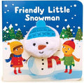 Friendly Little Snowman Finger Puppet Christmas Board Book Ages 0-4 (Finger Puppet Book) by Samantha Meredith