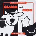 High Contrast Books: Cluck and Moo (Board book)