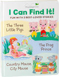 I Can Find It!: I Can Find it! Fun with 3 Best-loved Stories (Large Padded Board Book & 3 Downloadable Apps!) : The Three Little Pigs, The Frog Prince, Country Mouse City Mouse (Board Book)