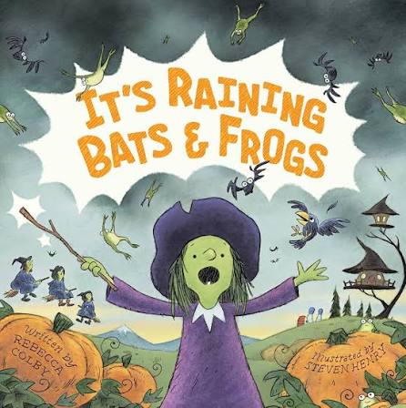 It's Raining Bats & Frogs - by Rebecca Colby (Board Book)