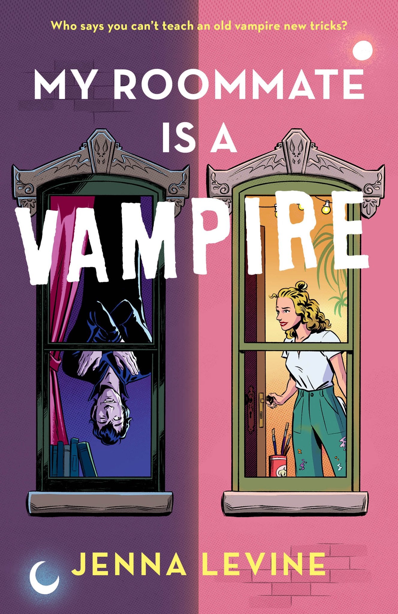 My RoomMate Is a Vampire - by Jenna Levine (Paperback)